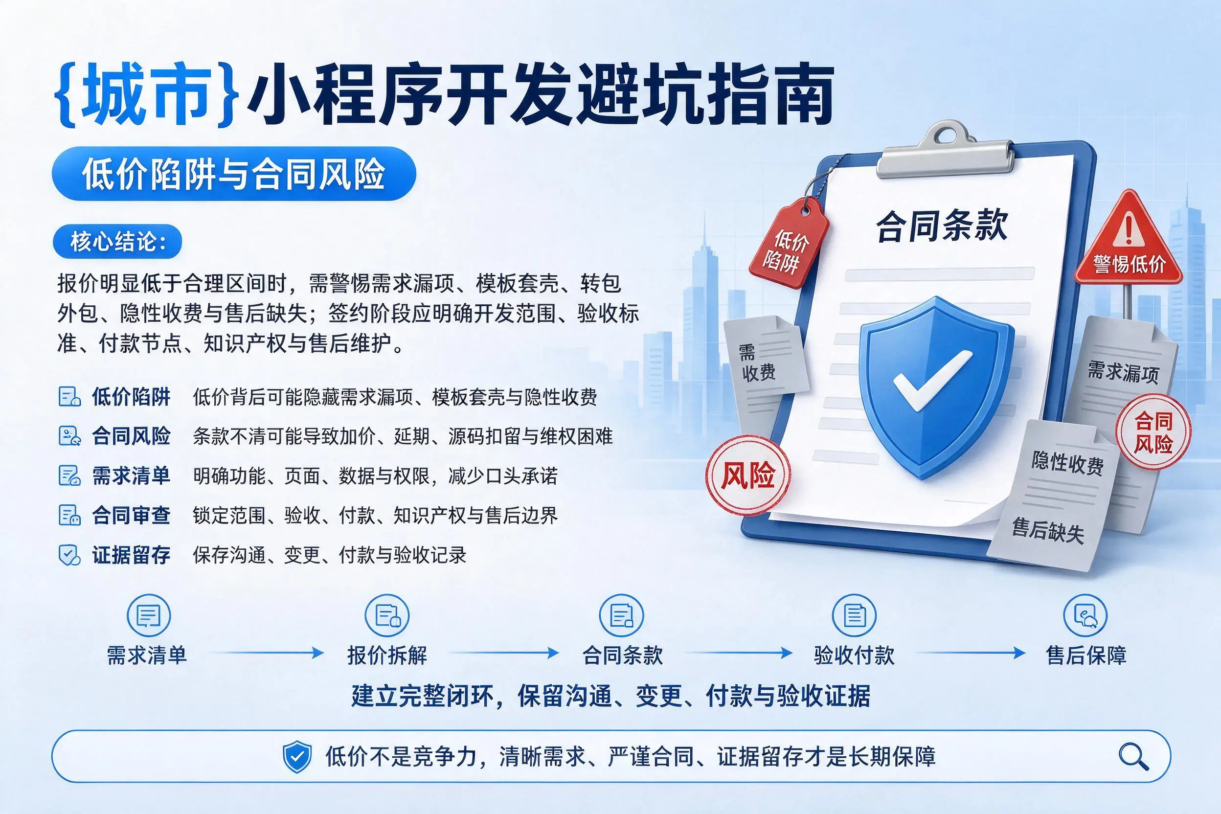 本溪小程序开发避坑指南：低价陷阱与合同风险